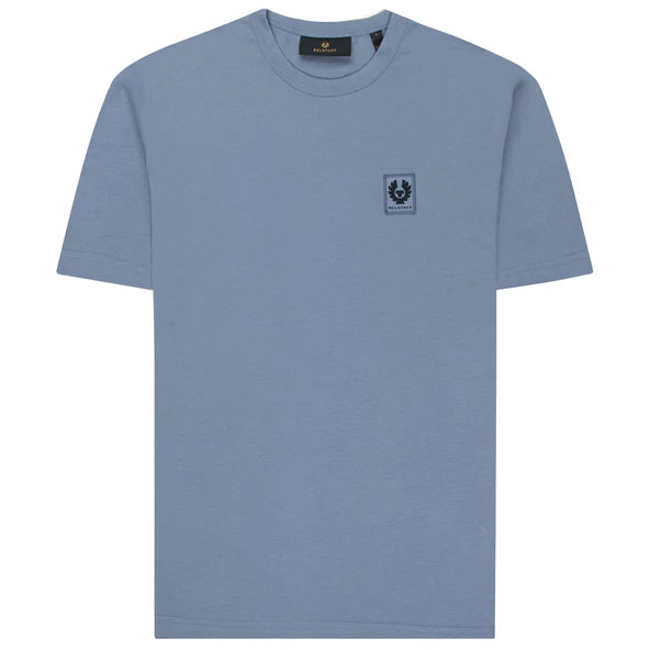 BELSTAFF PHOENIX PATCH COTTON T-SHIRT BLUE FLINT SMALL RRP £60 BNWT