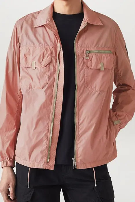 BELSTAFF LANDER SHELL OVERSHIRT JACKET RUST PINK RRP £395 BNWT
