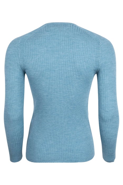 BELSTAFF LADIES ELSIE MERINO WOOL KNIT JUMPER ARCTIC BLUE RRP £149 BNWT