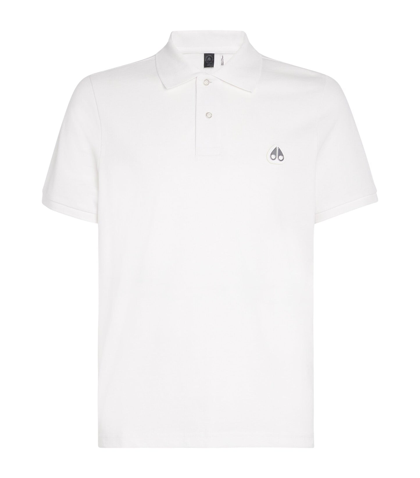 MOOSE KNUCKLES PIQUE COTTON POLO SHIRT WHITE 2XL RRP £130 BNWT