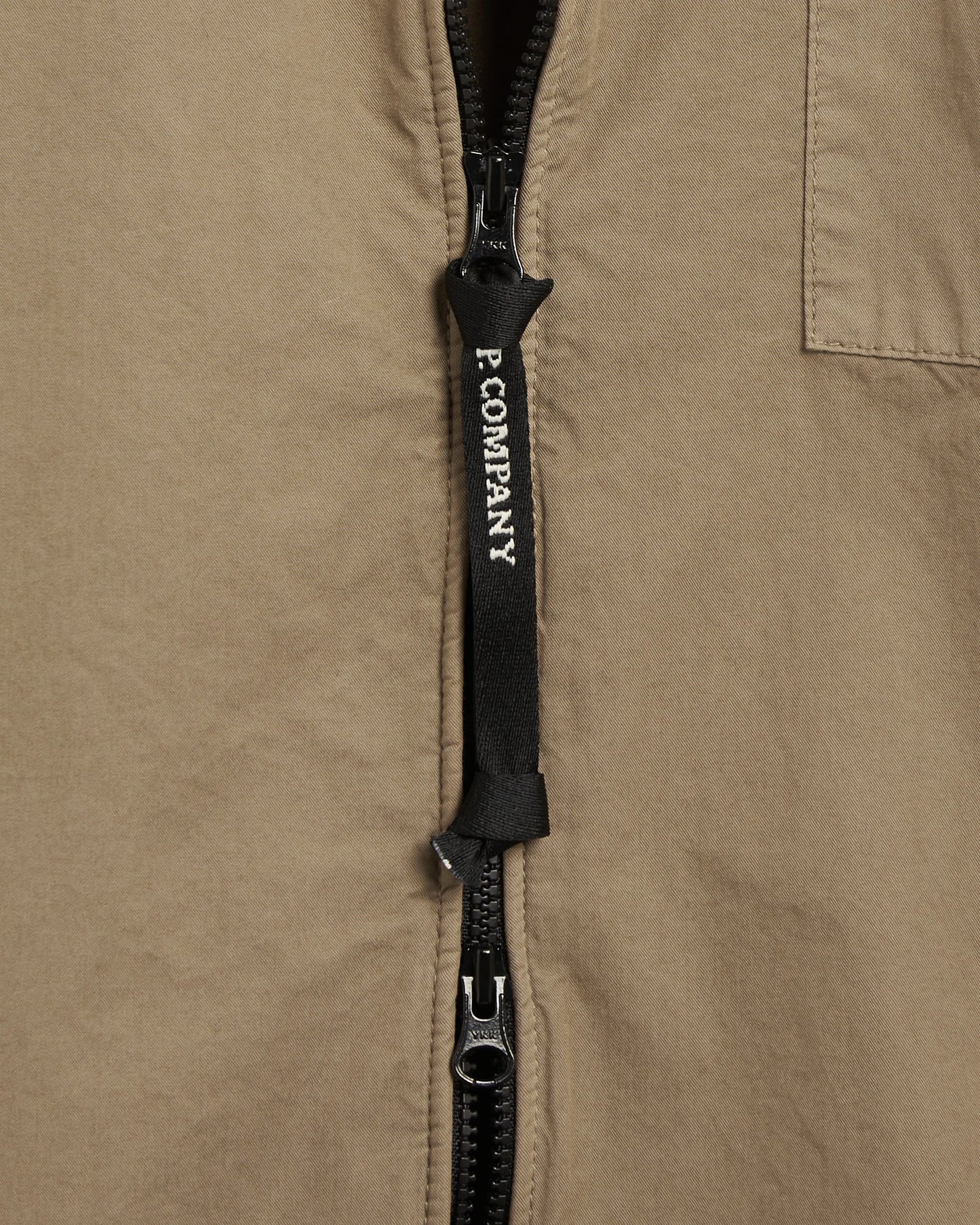 CP COMPANY FULL ZIP GABERDINE OVERSHIRT JACKET VINTAGE KHAKI 2XL RRP £315 BNWT