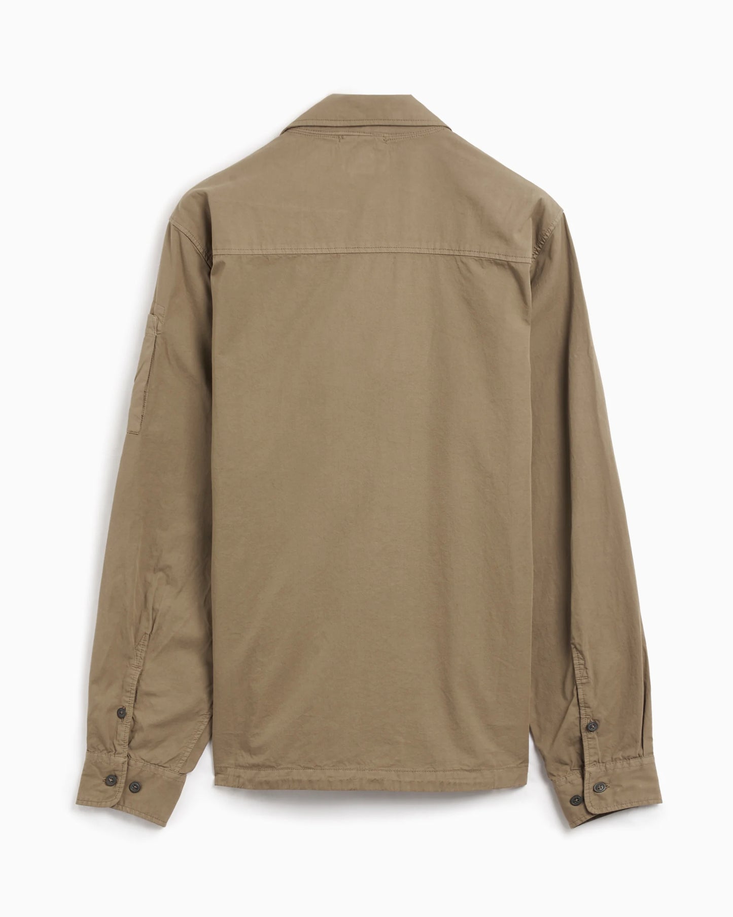 CP COMPANY FULL ZIP GABERDINE OVERSHIRT JACKET VINTAGE KHAKI 2XL RRP £315 BNWT