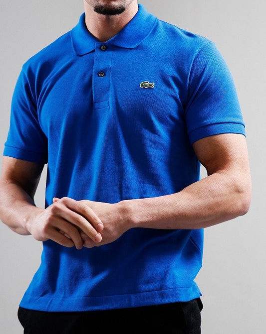 LACOSTE CLASSIC PETIT PIQUE COTTON POLO SHIRT GIPSY BLUE RRP £95 BNWT