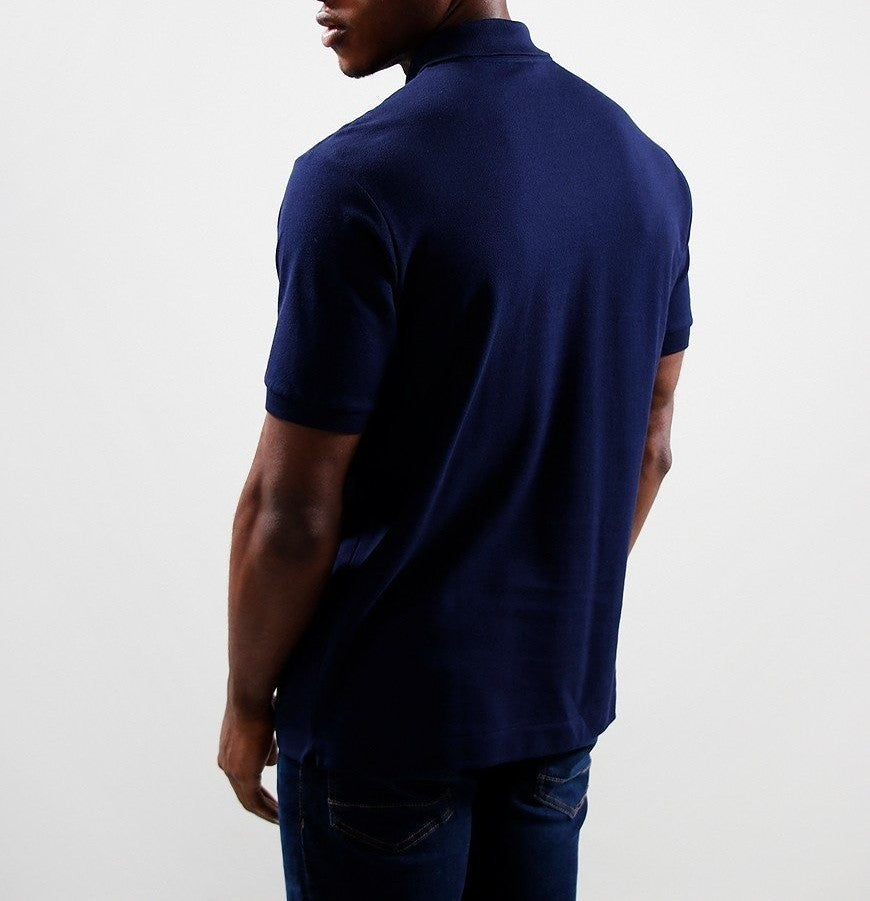 LACOSTE CLASSIC PETIT PIQUE COTTON POLO SHIRT MIDNIGHT BLUE 2XL RRP £95 BNWT