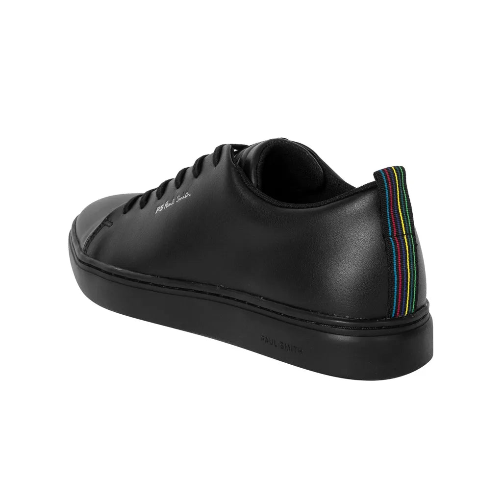 PAUL SMITH PS LEE LEATHER LOW TOP TRAINERS BLACK UK 10 RRP £195 BNIB