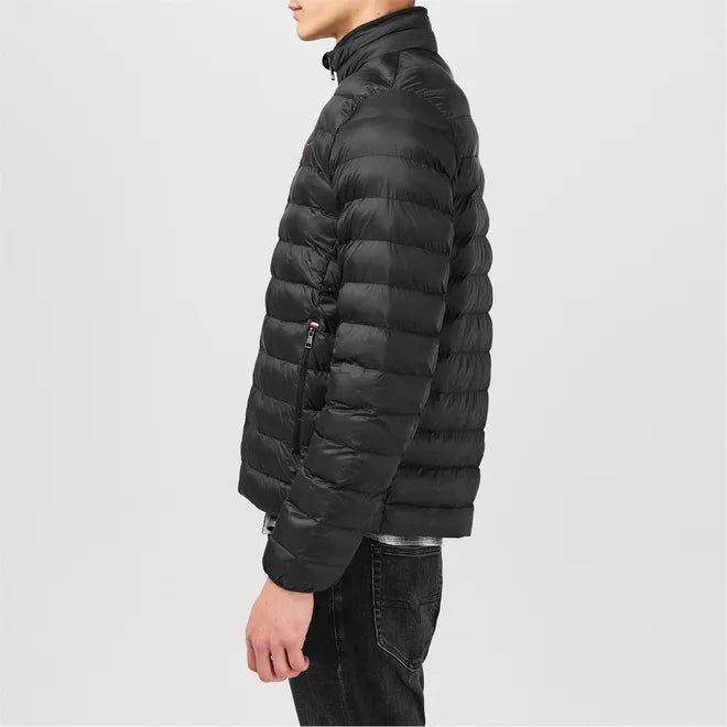 TOMMY HILFIGER CORE PACKABLE PUFFA BOMBER JACKET BLACK 3XL RRP £199 BNWT