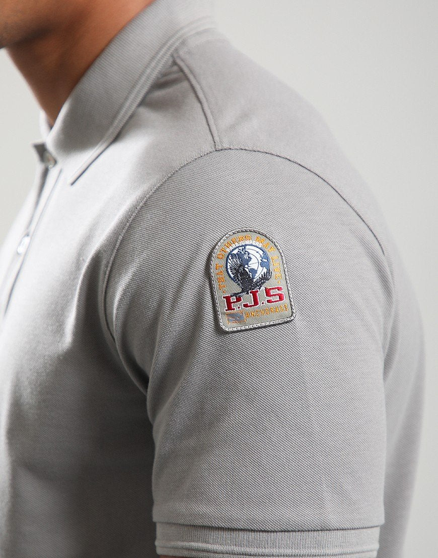 PARAJUMPERS GANGAPUMA PIQUE COTTON POLO SHIRT NOWHERE GREY 3XL RRP £100 BNWT