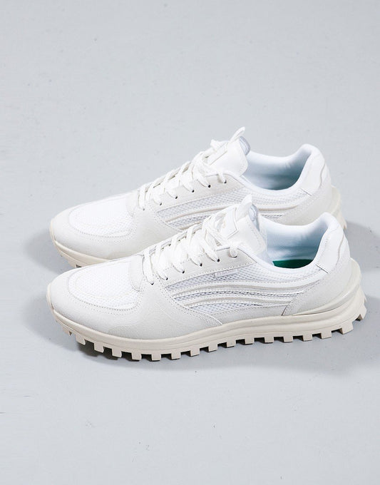 PAUL SMITH PS MARINO MIXED MEDIA LOW TOP TRAINERS WHITE RRP £195 BNIB