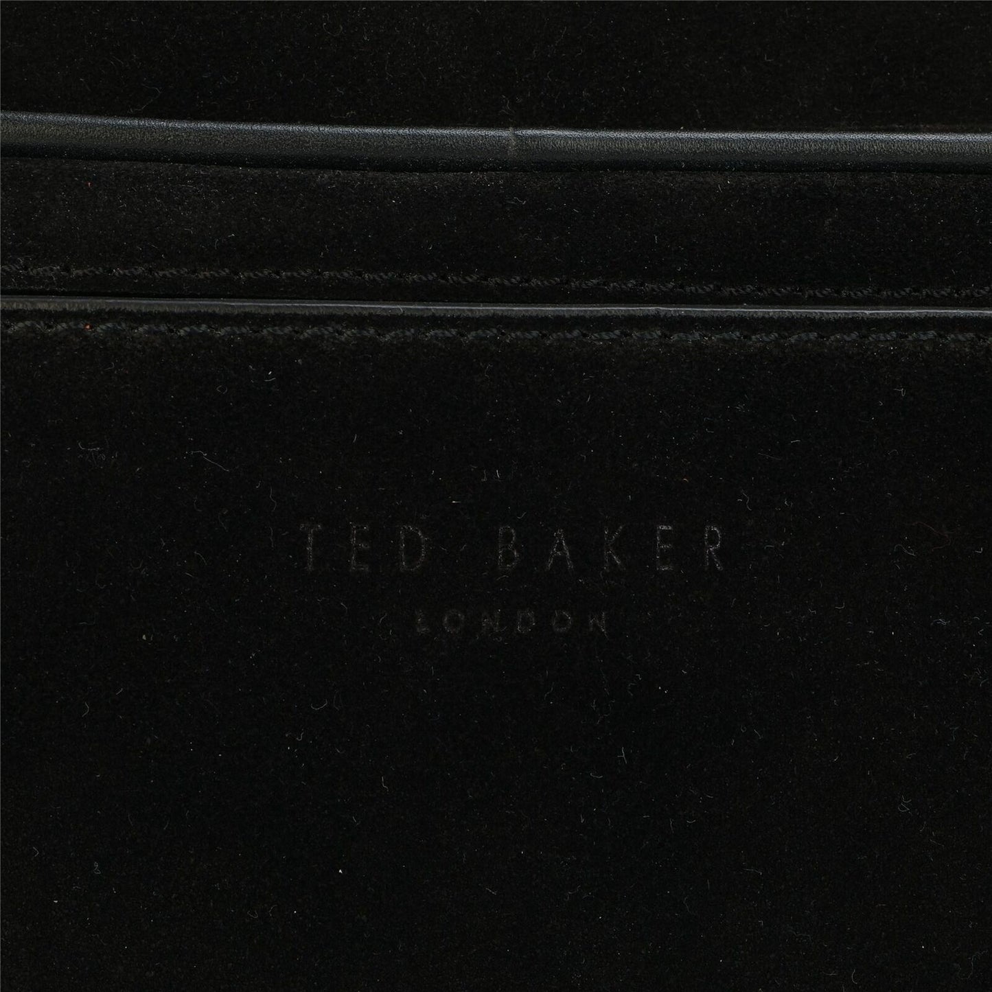 TED BAKER JACOOB BLACK SUEDE LEATHER CROSSBODY BAG OR WAIST BAG RRP £165 BNWT