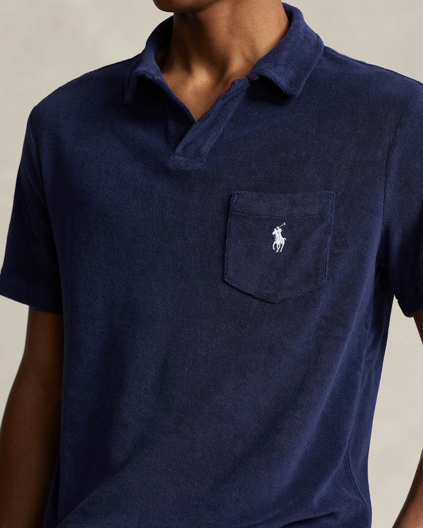 POLO RALPH LAUREN JOHNNY TERRY CUSTOM FIT POLO SHIRT NAVY BLUE XL RRP £149 BNWT