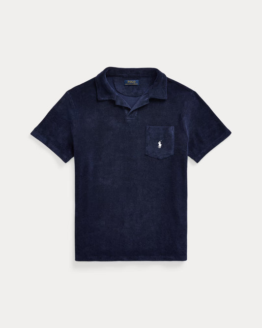 POLO RALPH LAUREN JOHNNY TERRY CUSTOM FIT POLO SHIRT NAVY BLUE XL RRP £149 BNWT