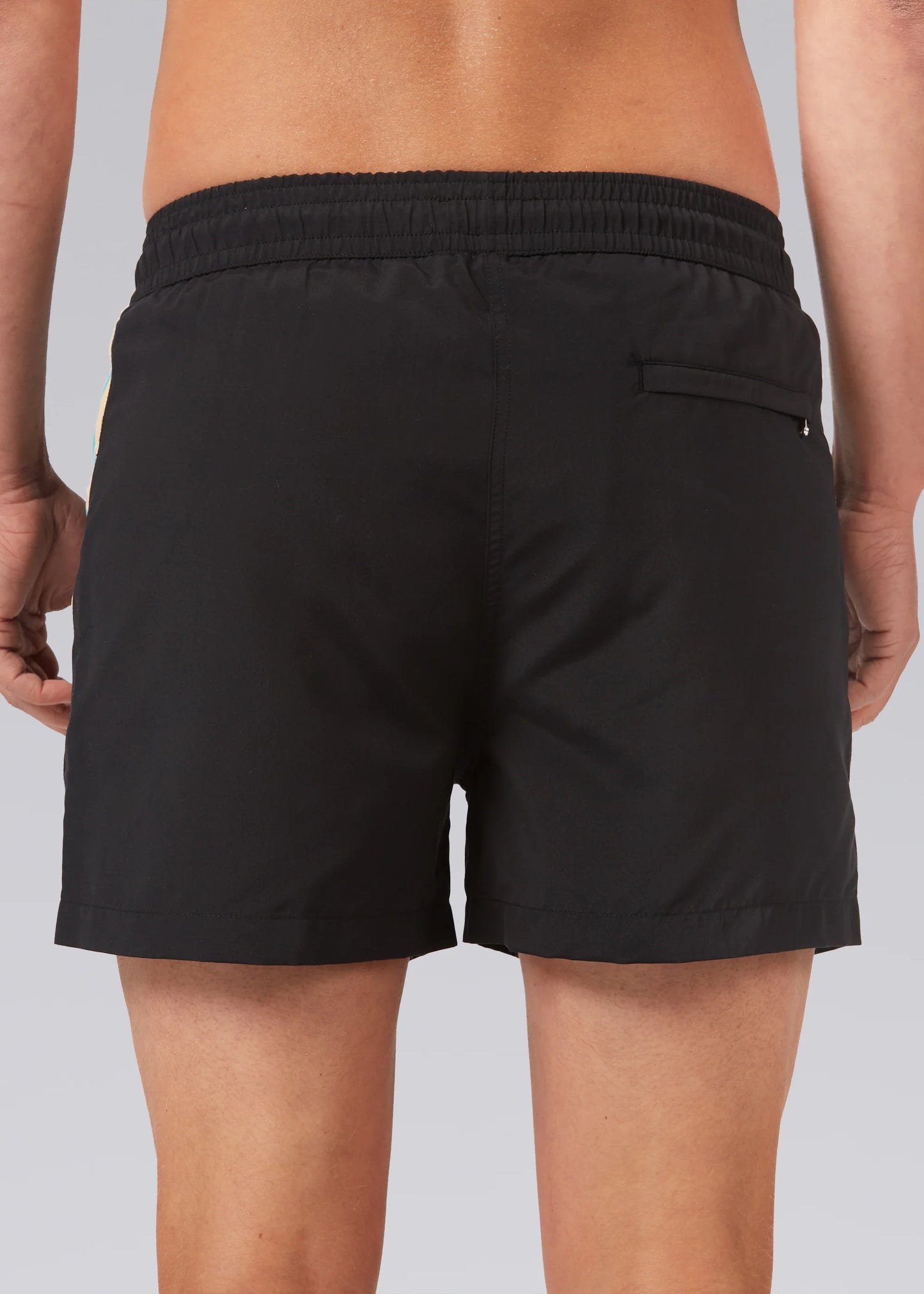 SANDBANKS RETRO SWIM SHORTS BLACK RRP £135 BNWT