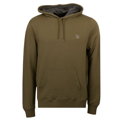 PAUL SMITH PS ZEBRA COTTON HOODED SWEATSHIRT HOODIE KHAKI GREEN RRP £150 NEW
