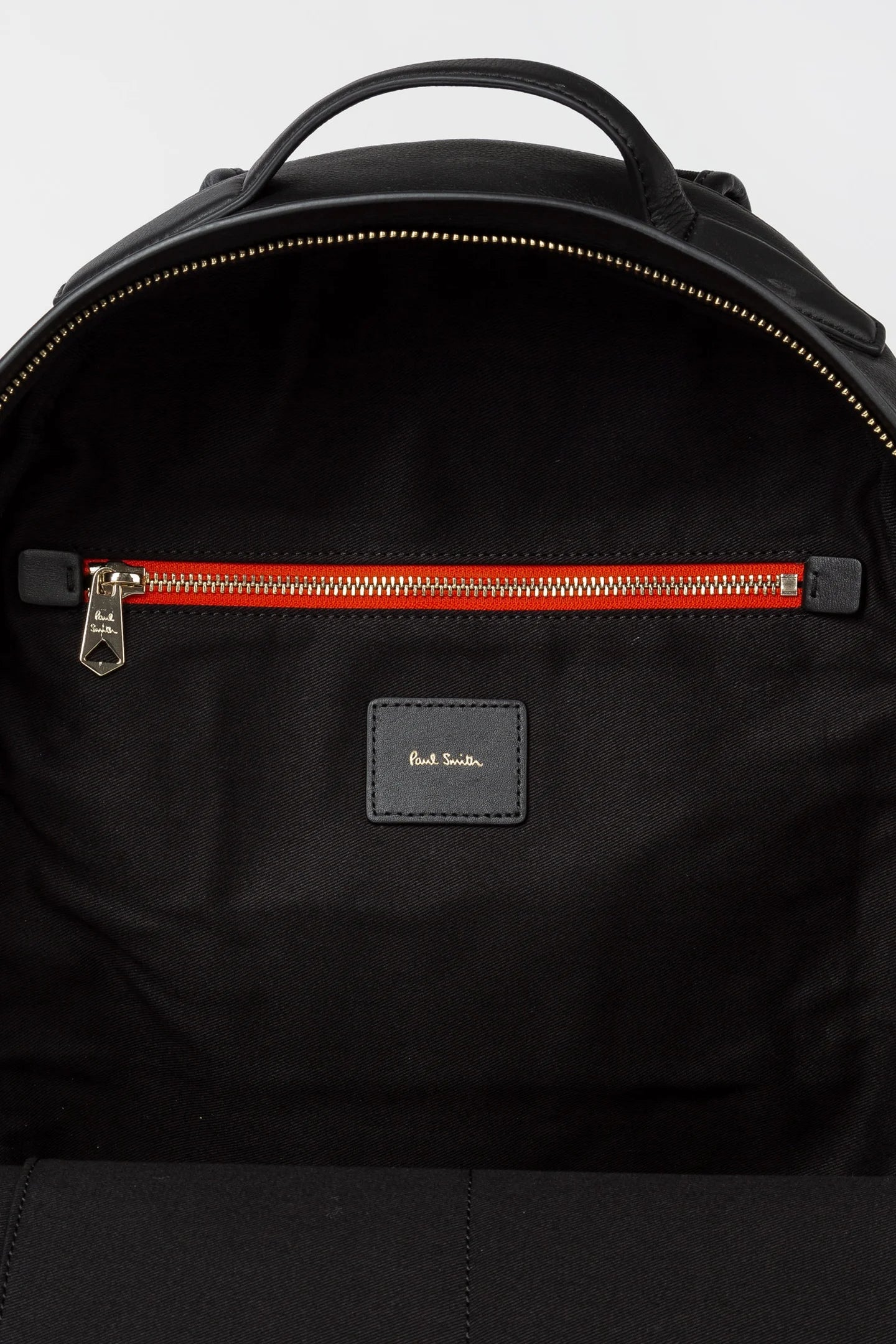 PAUL SMITH MAINLINE CALF LEATHER SIGNATURE STRIPE BACKPACK BLACK RRP £650 BNWT