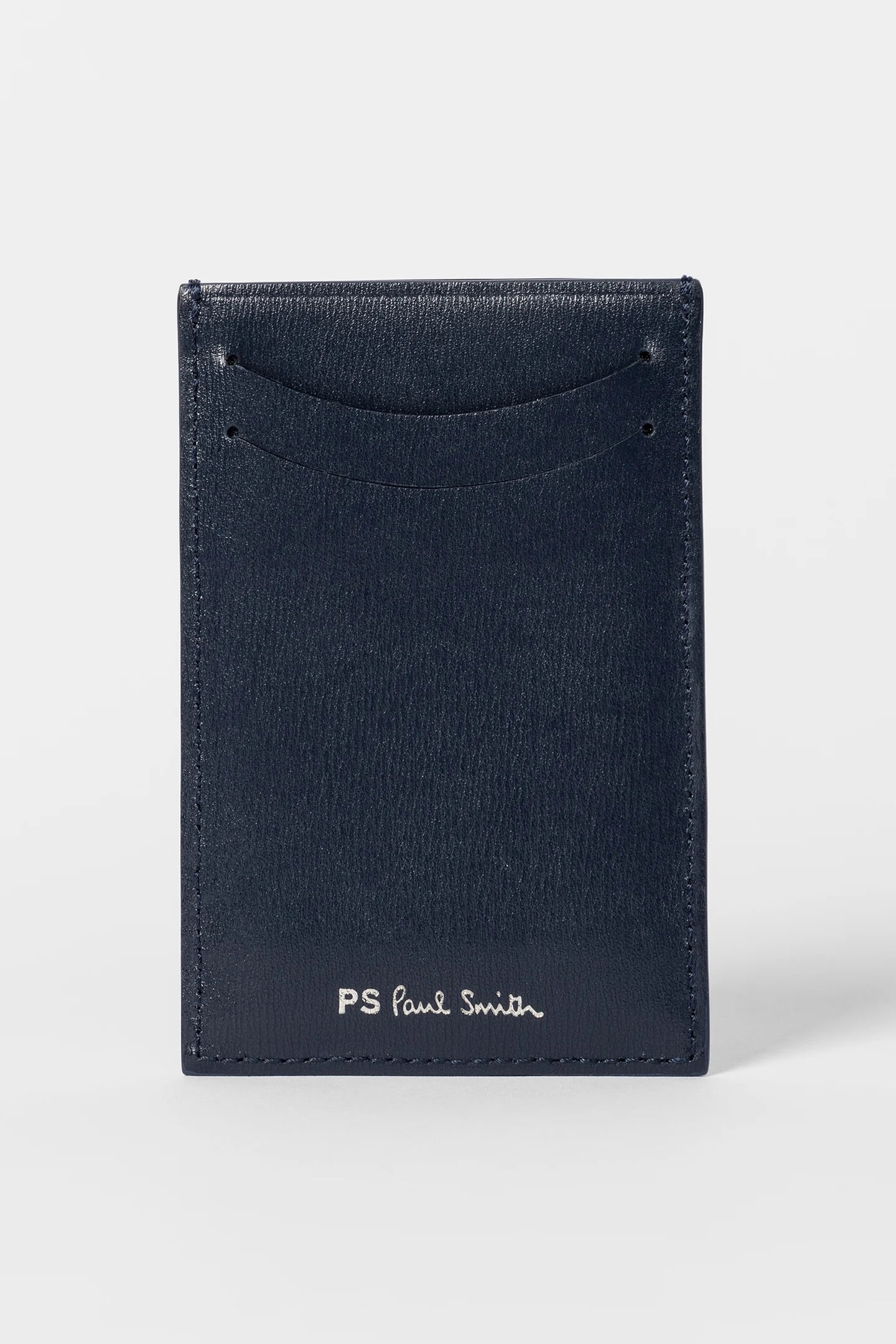 PAUL SMITH PS LEATHER CARD HOLDER WALLET NAVY BLUE RRP £85 BNWT & BOX