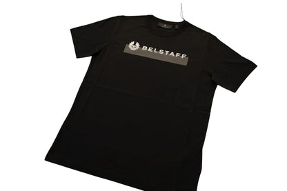 BELSTAFF RADIO PHOENIX COTTON T-SHIRT BLACK XL RRP £70 BNWT