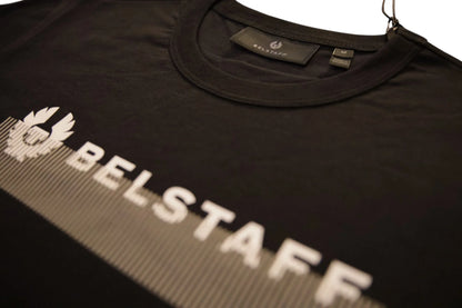 BELSTAFF RADIO PHOENIX COTTON T-SHIRT BLACK XL RRP £70 BNWT
