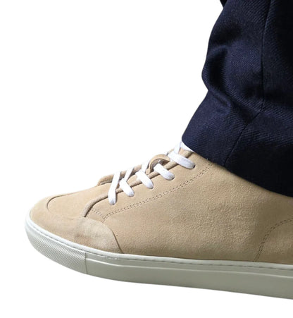 BELSTAFF RALLY HIGH TOP SUEDE LEATHER TRAINERS SNEAKERS FAWN UK 9 RRP £275 BNIB