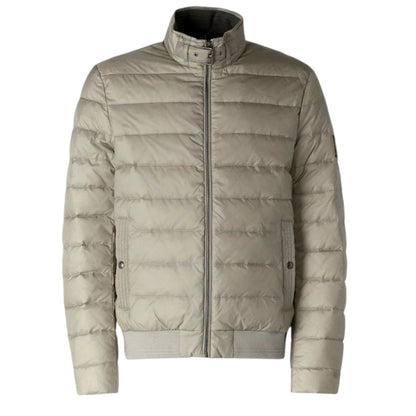 BELSTAFF CIRCUIT DOWN PUFFA BOMBER JACKET TONAL CHROME GREY RRP £350 BNWT