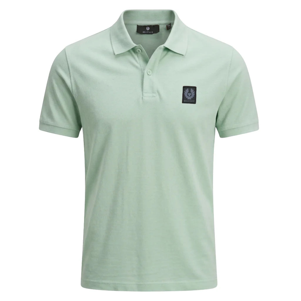 BELSTAFF STEWARTON PIQUE COTTON POLO SHIRT BREEZE GREEN RRP £95 BNWT