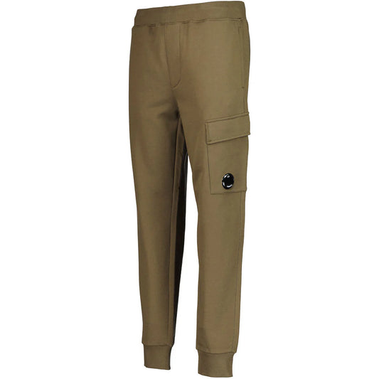 C.P. COMPANY DIAGONAL RAISED FLEECE LENS JOGGERS IVY GREEN RRP £205 BNWT