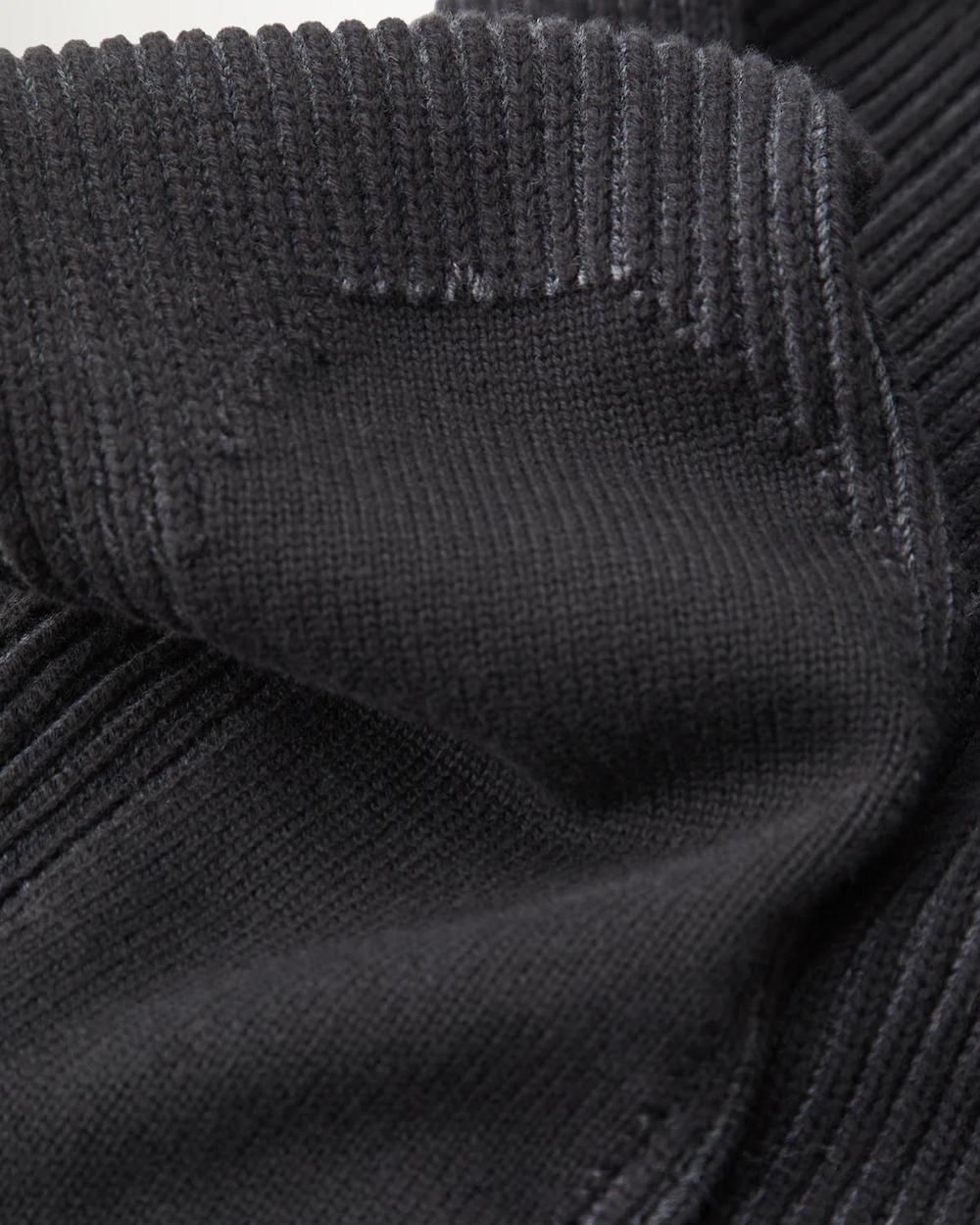 BELSTAFF STANLEY QUARTER ZIP JUMPER BLACK/CHARCOAL GREY 2XL RRP £275 BNWT