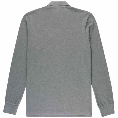 PAUL SMITH PS LONG SLEEVE PIQUE COTTON POLO SHIRT GREY 2XL RRP £90 BNWT