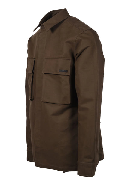 BELSTAFF MAKER HEAVY COTTON OVERSHIRT CLAY BROWN XL RRP £275 BNWT