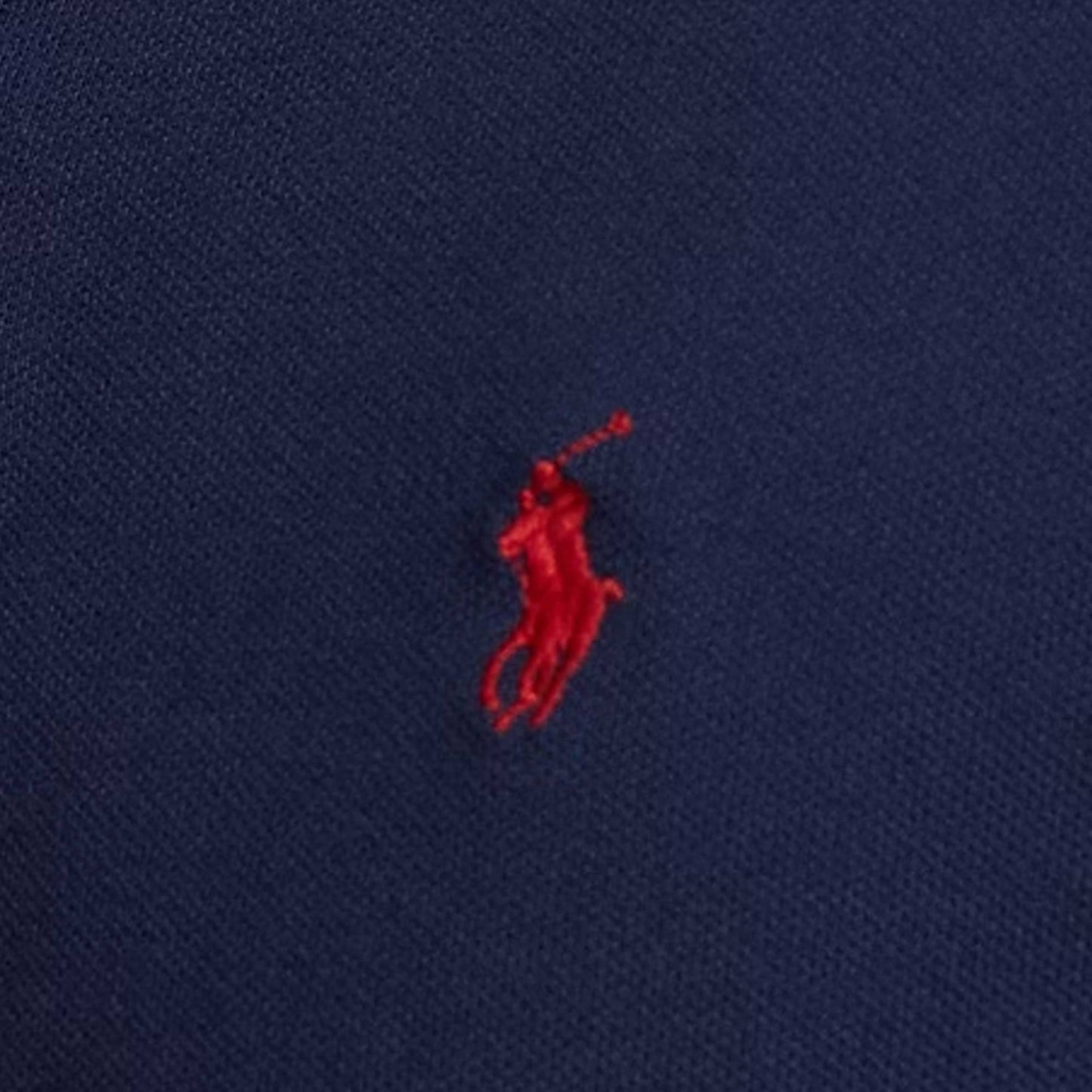 POLO RALPH LAUREN CUSTOM FIT LONG SLEEVE COTTON POLO SHIRT NAVY 3XL RRP £125 NEW