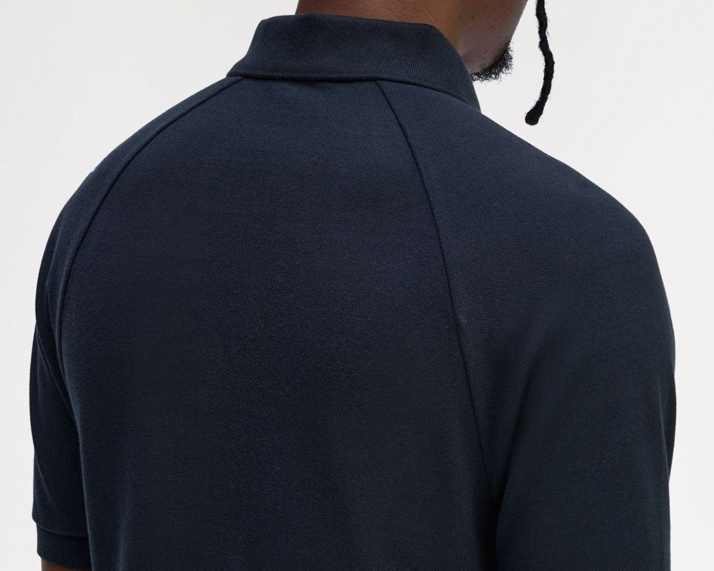 FRED PERRY ZIP NECK PIQUE COTTON STRIPED POLO SHIRT NAVY/RED XL RRP £90 BNWT