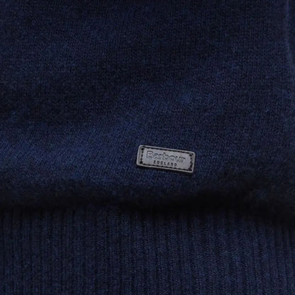 BARBOUR INTERNATIONAL KELP ROLL NECK WOOL BLEND JUMPER BLUE M RRP £119 BNWT