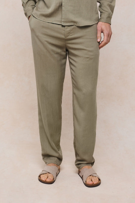 RAITH SERGIO TAPERED FIT TROUSERS KHAKI 2XL RRP £65 BNWT