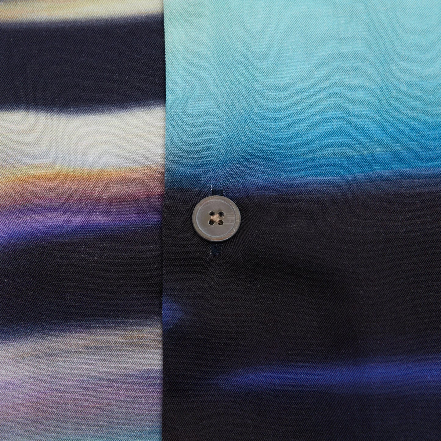 PAUL SMITH PS LYOCELL/COTTON ABSTRACT LONG SLEEVE SHIRT NAVY L RRP £145 BNWT