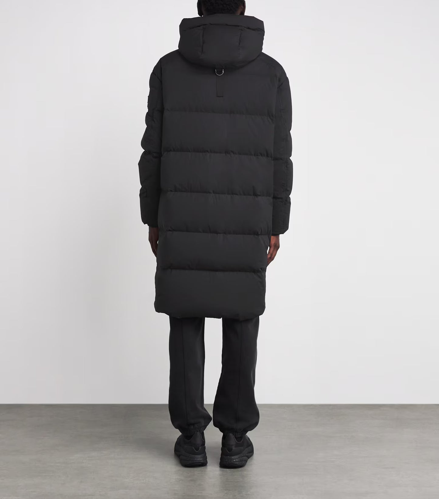 MOOSE KNUCKLES EVEREST LONG HOODED PUFFA JACKET COAT BLACK XL RRP £895 BNWT