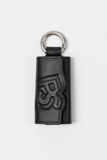 PAUL SMITH PS LEATHER KEY HOLDER WALLET KEYRING BLACK RRP £89 NEW IN BOX
