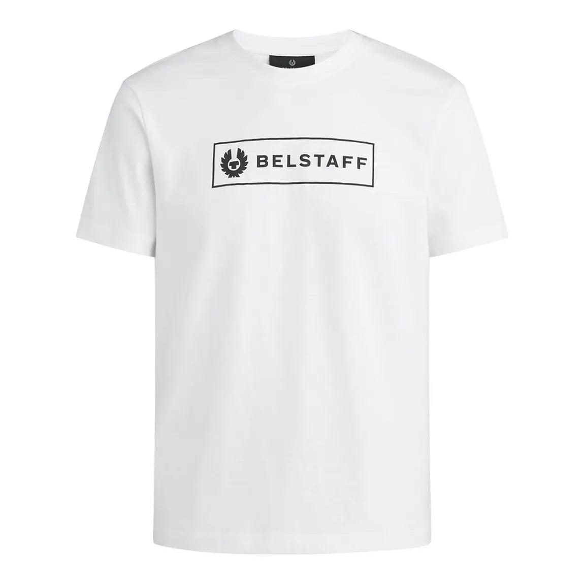 BELSTAFF BOX LOGO COTTON T-SHIRT WHITE XL RRP £60 BNWT