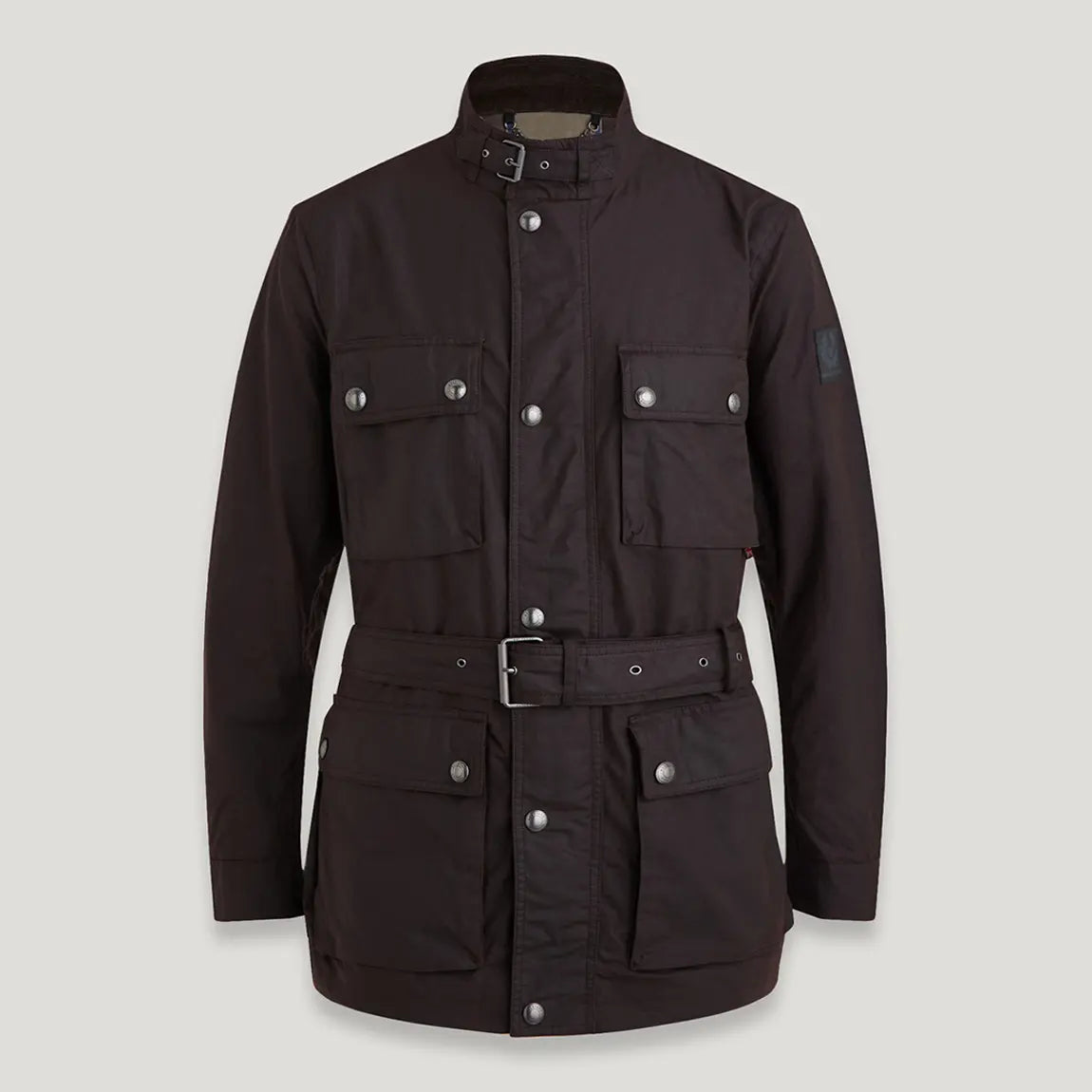 BELSTAFF ROADWAYS 4OZ WAX COTTON BIKER JACKET DARK BROWN RRP £495 BNWT