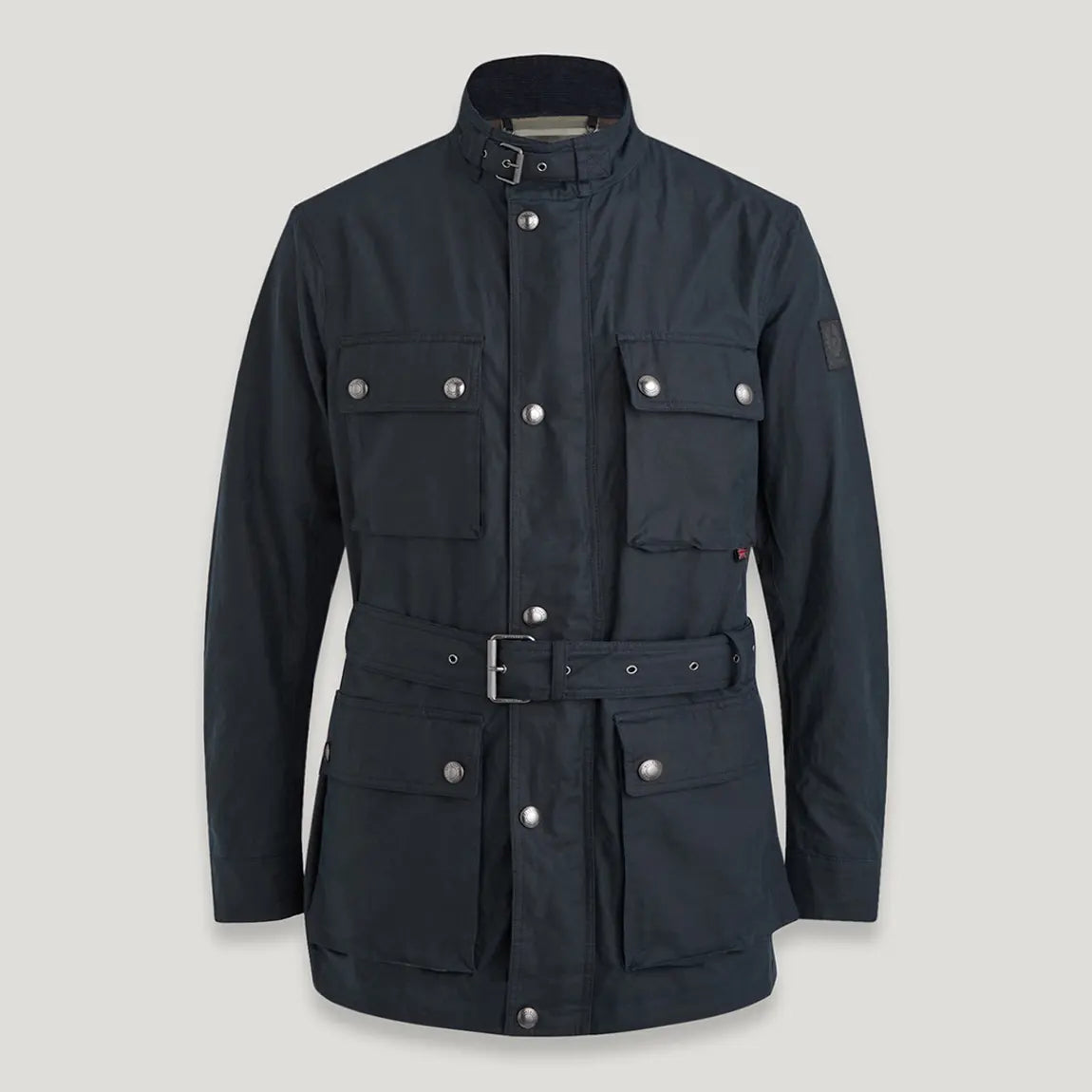 BELSTAFF ROADWAYS 4OZ WAX COTTON BIKER JACKET DEEP NAVY RRP £495 BNWT