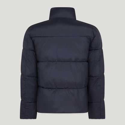 BELSTAFF DOME DOWN PUFFA JACKET DARK INK NAVY UK46 3XL RRP £395 BNWT