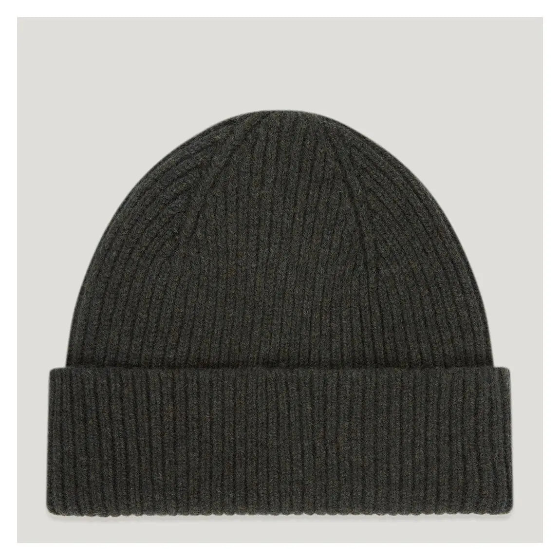 BELSTAFF PHOENIX LOGO WOOL DOCK BEANIE HAT TRUE OLIVE MADE IN UK RRP £70 BNWT