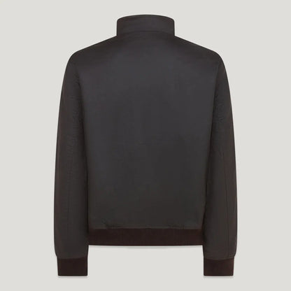 BELSTAFF BASE WAXED COTTON BOMBER JACKET DARK BROWN RRP £349 BNWT