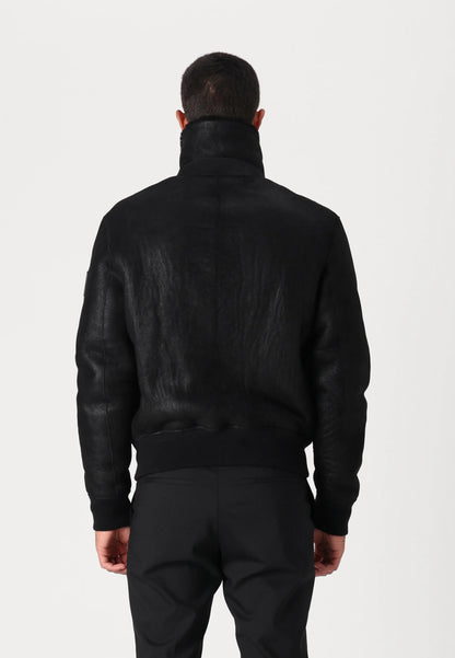 BELSTAFF TRACE SHEARLING AVIATOR BOMBER JACKET BLACK UK44 XL/2XL RRP £1495 BNWT