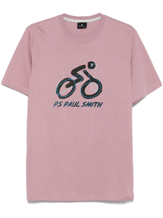 PAUL SMITH PS BIKE COTTON T-SHIRT LILAC PURPLE RRP £70 BNWT