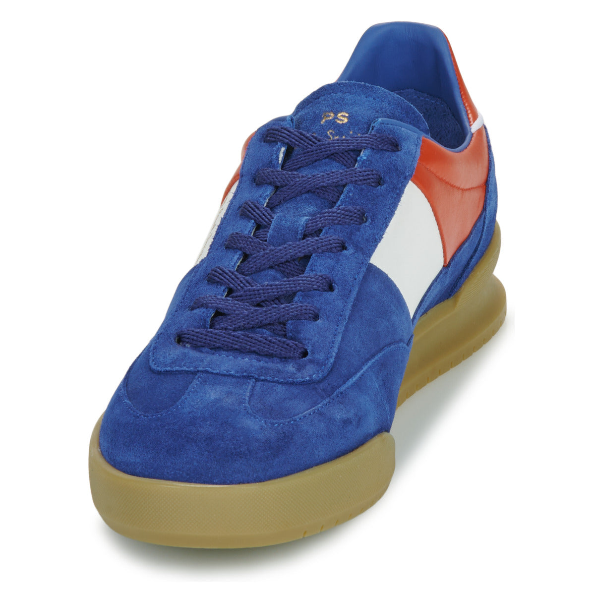 PAUL SMITH PS DOVER SUEDE LOW TOP TRAINERS FRANCE FLAG COLOUR RRP £225 BNIB
