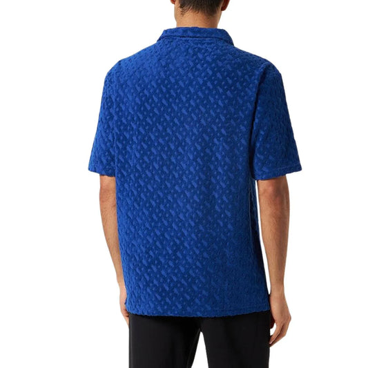 HUGO BOSS TERRY TOWELLING COTTON POLO SHIRT ROYAL BLUE XL RRP £79 BNWT