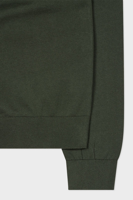 PAUL SMITH ORGANIC COTTON CREW NECK ZEBRA JUMPER DARK GREEN M RRP £135 BNWT