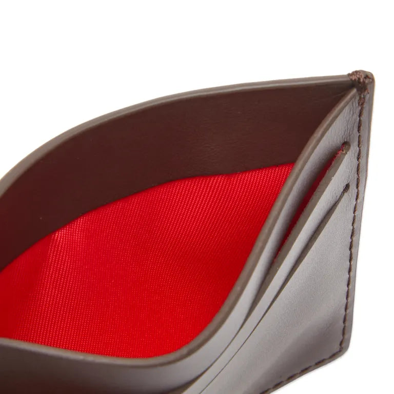 PAUL SMITH PS ZEBRA LOGO LEATHER CARD HOLDER WALLET BROWN RRP £85 BNWT & BOX