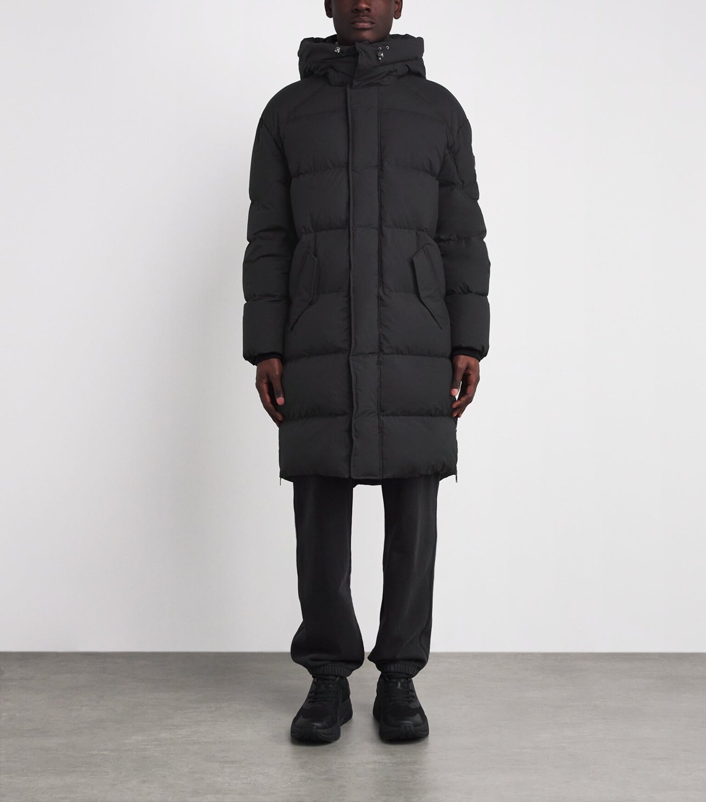 MOOSE KNUCKLES EVEREST LONG HOODED PUFFA JACKET COAT BLACK XL RRP £895 BNWT