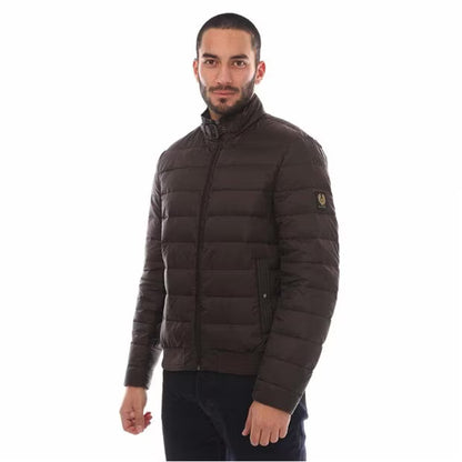 BELSTAFF CIRCUIT DOWN PUFFA BOMBER JACKET TONAL BURNT OAK RRP £350 BNWT