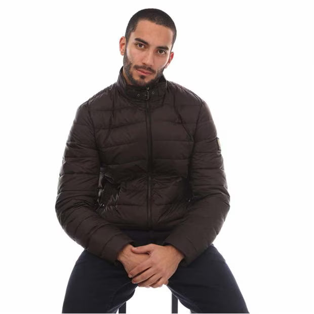 BELSTAFF CIRCUIT DOWN PUFFA BOMBER JACKET TONAL BURNT OAK RRP £350 BNWT